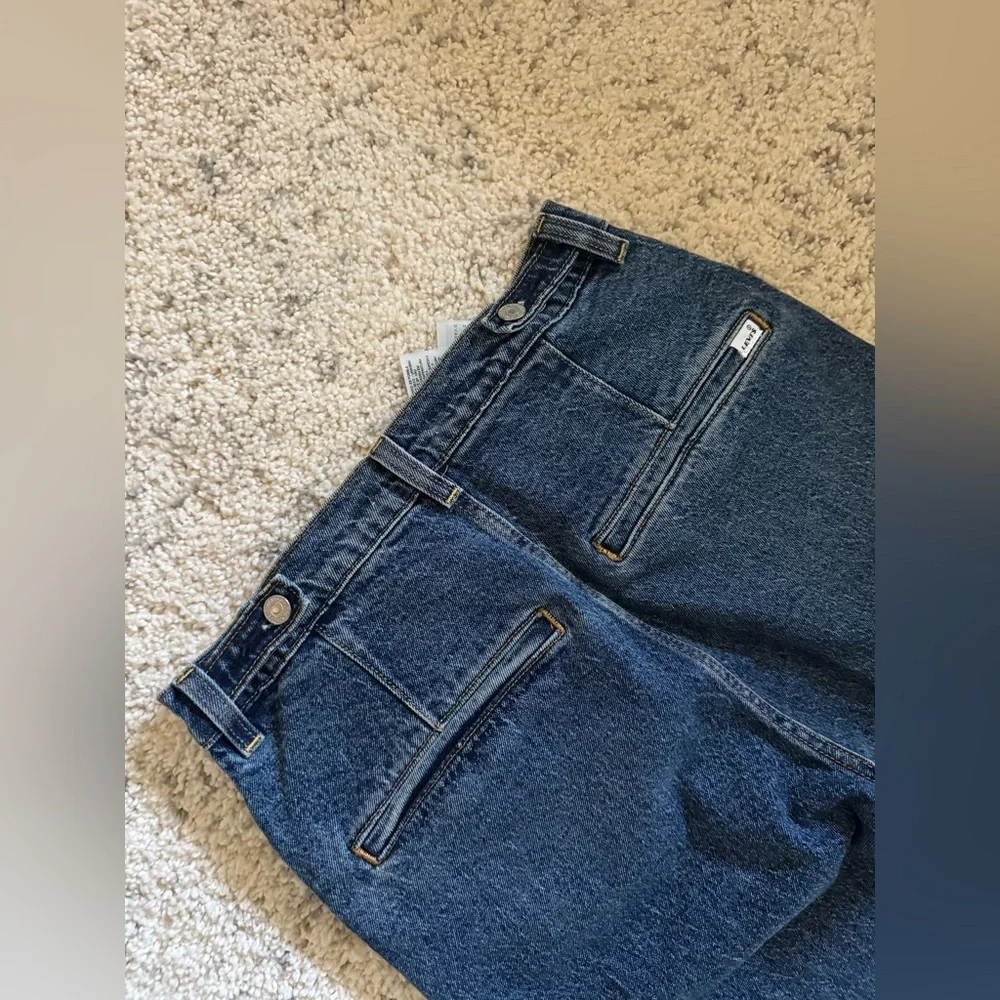 Levi‘s Cinch Ribcage Straight Ankle Jeans Sz 28‎ in Blue Viral Trend - Picture 6 of 8
